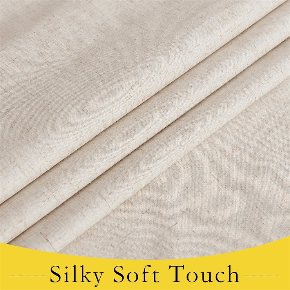1 Pcs Room Window Shade,French Blackout Door Curtain,Half Window Darkening Blinds,Thermal Insulated Kitchen Curtain,Self Adhesive Privacy Panel,for Patio Doorway,26 X 40 Inch,Beige