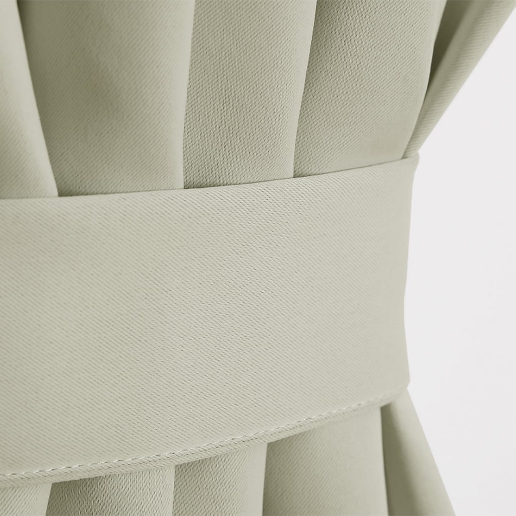 Available, 1 Panel, Energy Efficient Door Panel, Window Tube Curtain, 25 * 40 Inch Blackout Curtains Beige