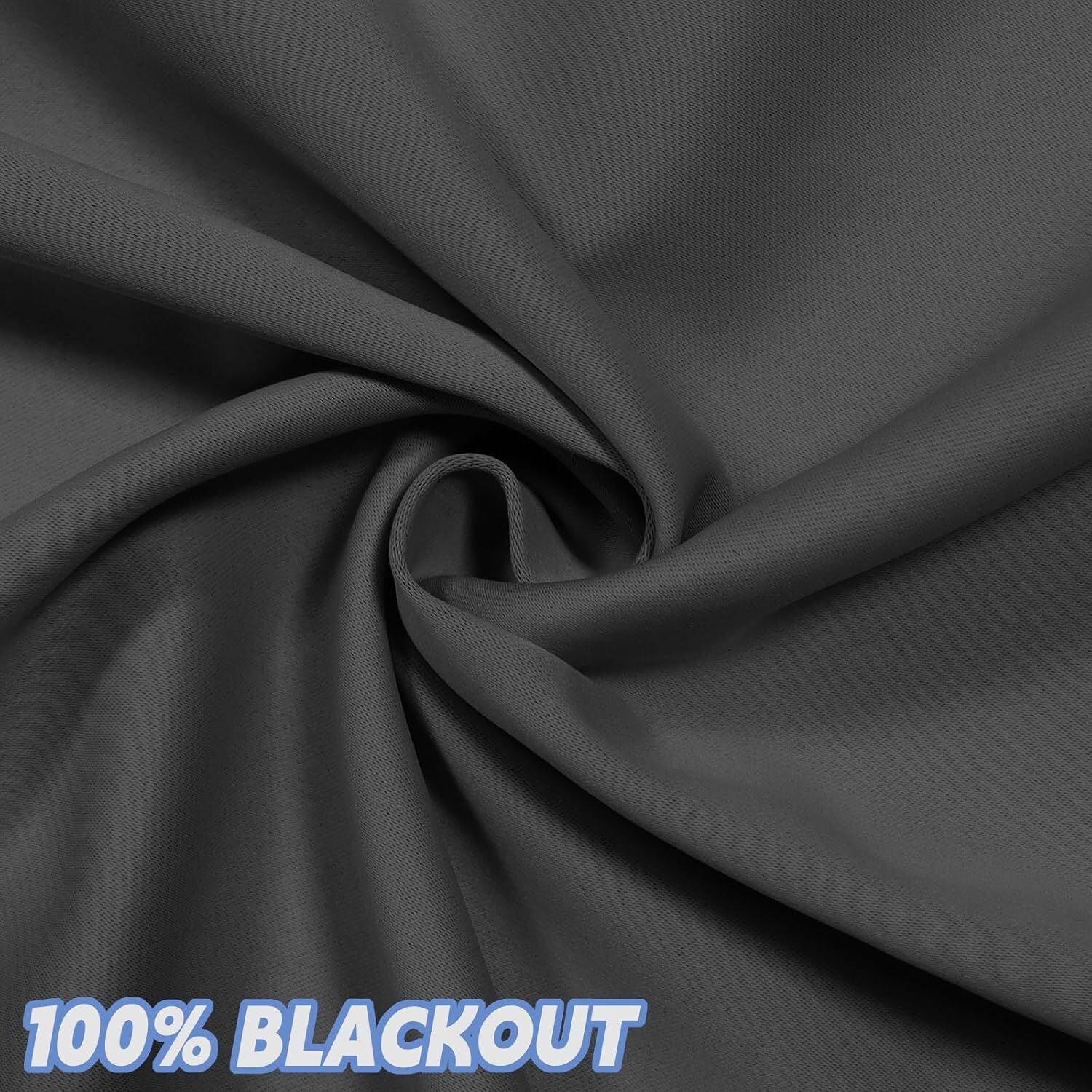 1 Panel Blackout Curtains Doors,Thermal Insulated Light Block Privacy French Door Sidelight Door Curtain Window Shades, No Drilling Portable French Door Curtains 26 x 68 inch (Dark Gray)
