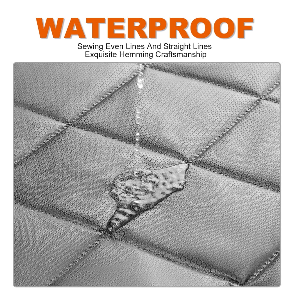 35.5 in. x 83 in. Gray Home Thermal Insulated Door Curtain Screen Door Noise Reduction Waterproof for Living Room