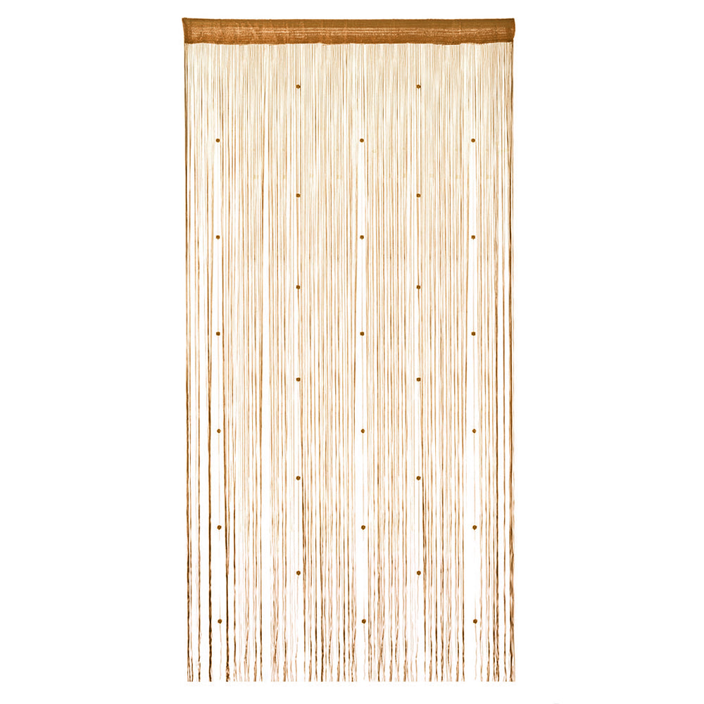 ANMINY Crystal Beads Door Curtain Room Divider Curtains String Tassel Room Decor for Window Door Wall Screen, Champagne