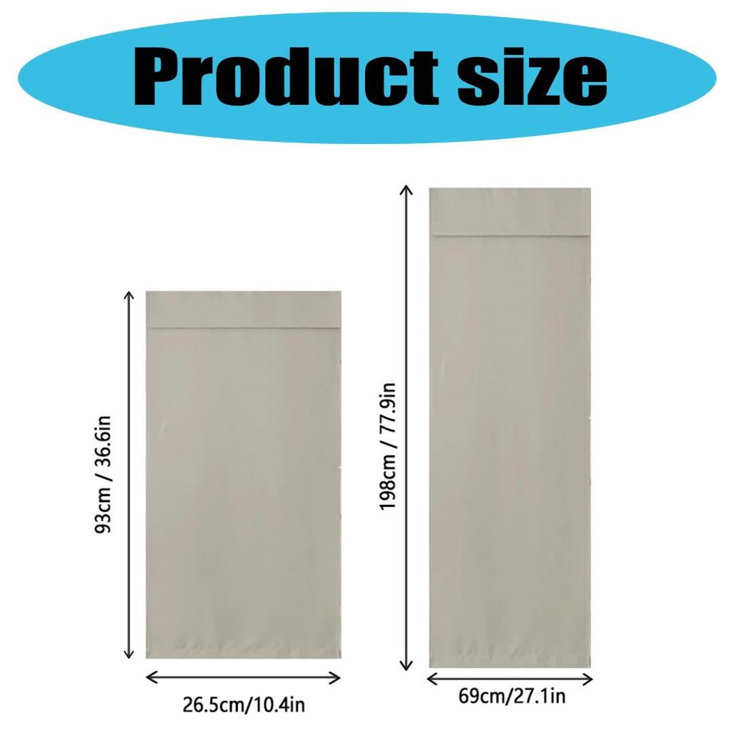 AOOOWER Thermal Blackouts Curtains for Front Door Window Shade Easy Installation Privacy and Sunlight Blocker Home Office Use