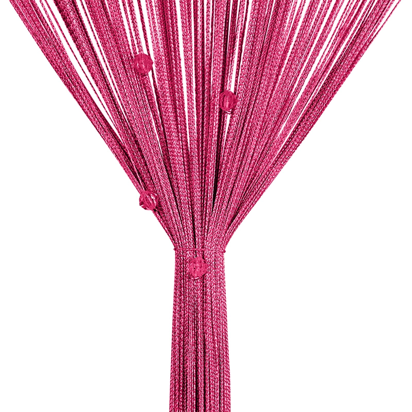 ANMINY Crystal Beads Door Curtain Room Divider Curtains String Tassel Room Decor for Window Door Wall Screen, Champagne